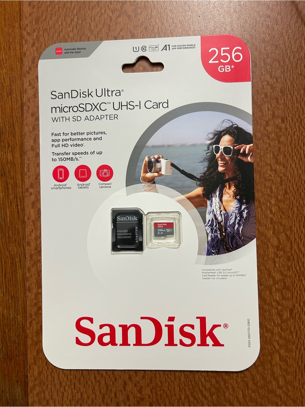 SanDisk 256GB Ultra microSDXC UHS-I Card with Adapter